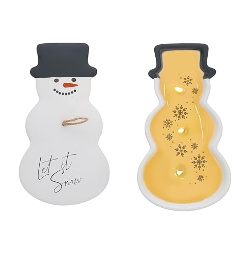 Bougie parfumée vanille Pavilion Gift avec message caché bonhomme de neige 283g