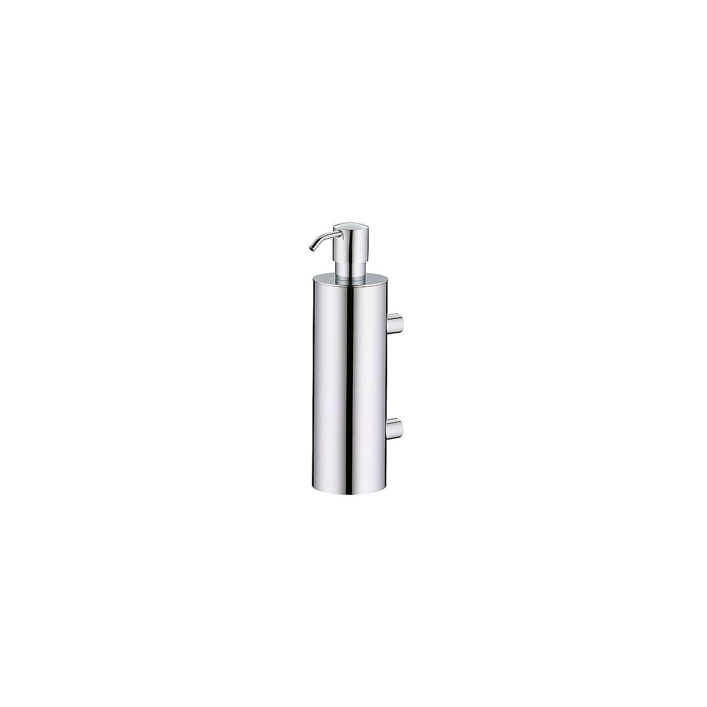 Kela dispensador de jabón latón, latón Cromado con Bomba de latón, latón, Plata, 400 ml