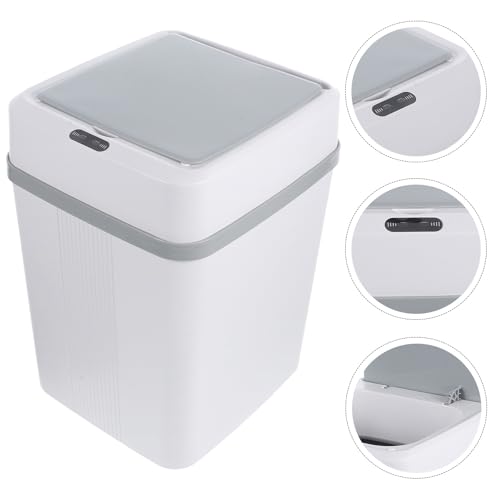 Bote de basura automático sensor 12 L blanco miniatura 6