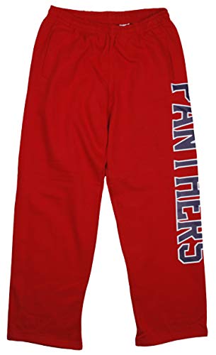Outerstuff Florida Panthers NHL Men's Fleece Pants, Red Small