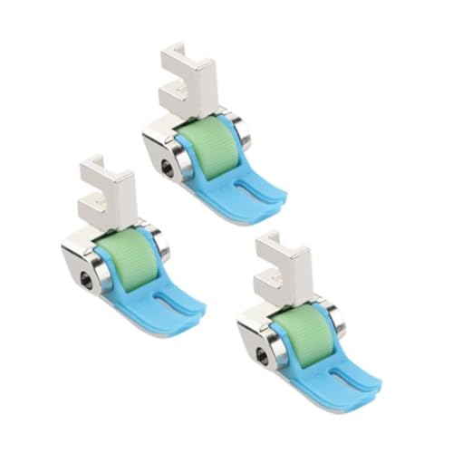 JISADER 3x Narrow Roller Presser Foot Easy Installation Replace Parts