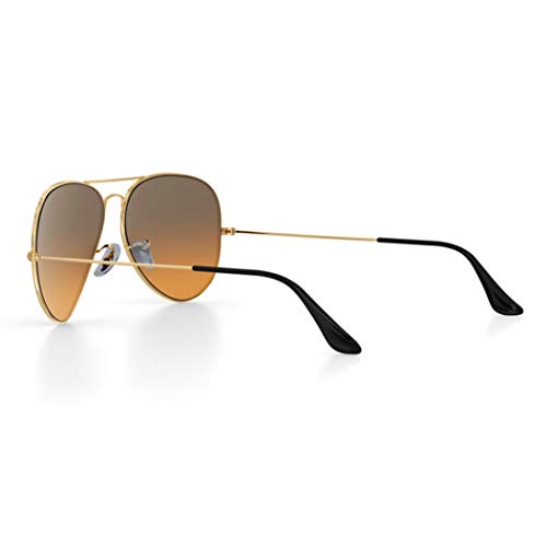 HiCycle2 Temple Arm Tips Replacement For Ray-Ban Aviator Series RB3025 Repair Kit (Gold&Black), Bc03J-Black, Common - Image 2