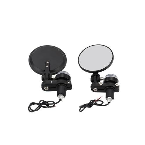 Retrovisor moto LED con intermitentes para cafe racer y custom 7