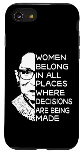 ヴィンテージ ノトーリアス RBG - ルース・ベイダー・ギンズバーグのファンギフトアイデア スマホケース iPhone SE (2020) / 7 / 8 用