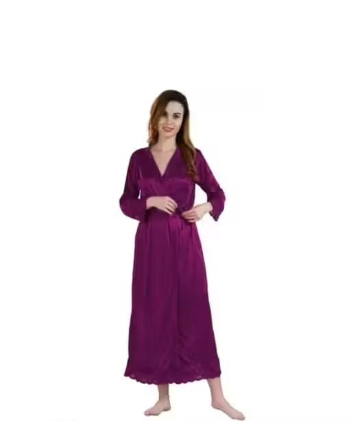 Women Nighty Comfortable Soft Fabric Night Dress Relaxed Fit Lightweight Nighttime Relaxation-image-19
