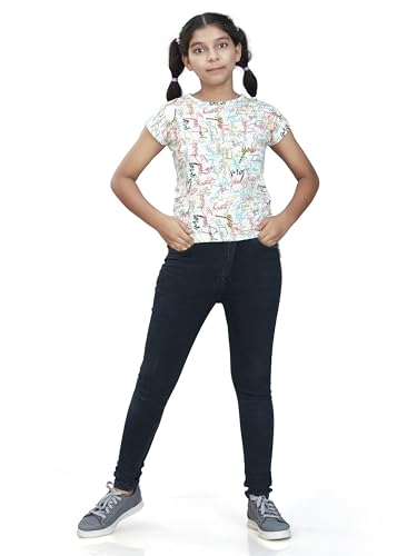 Image of Cotton Casual Regular Fit Tops for Girls (Pack of 1)