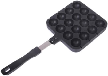 16 Molds Takoyaki Pan with Handle - Black