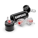 EARPEACE Music - Concert Ear Plugs - Earplugs for Noise Reduction up to 26dB - High Fidelity Ear Plugs for Concerts, Musicians and Live Events - Reusable Earplugs - Includes 3 Filter Sets and Case