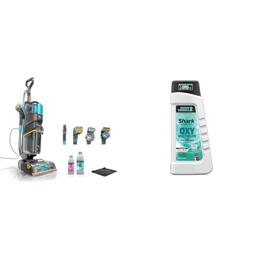 Image of Shark CarpetXpert HairPro with StainStriker + 32oz StainStriker OXY Multiplier Formula, Upright Carpet Cleaner machine, Rug and Upholstery Cleaner, Tough Stain & Odor Remover, Hair Pickup, Shampooer