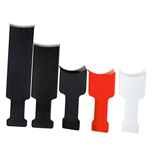 ABOOFAN 5 Pçs Escova De Cabelo Barbeiro Tingimento L Para Placa Plana E Tintura Balayage Coloração S