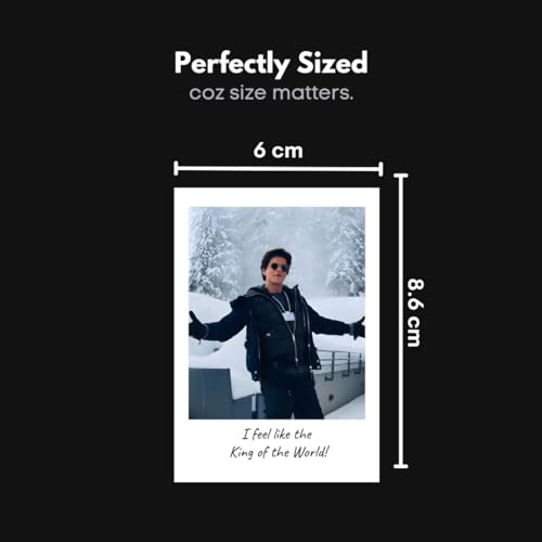 Image of Funk You Store Shah Rukh Khan Posters | SRK Mini Poster Kit (Set of 15) | OG Bollywood Star Shahrukh Khan Compact Size (8 x 6 cm) Posters for Phone Accessories, Bedroom, Office, Living room (C 050)