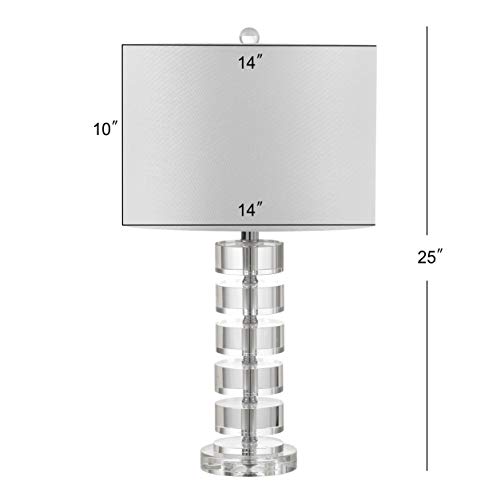 Lámpara de Mesa Cristal SAFAVIEH 25 pulg. Set 2 LED miniatura 4