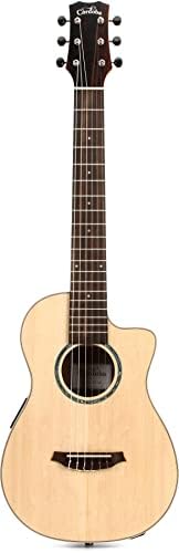 Amazon.co.jp: Cordoba (コルドバ) ミニ エレアコ ギター PU付 全長 