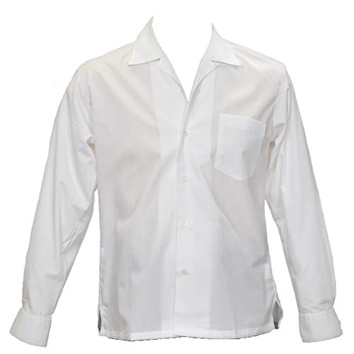 [ヒロミチナカノ] 学生用長袖開襟シャツ 白(乳白色系) 3L ht011-01