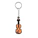 Produktbild ShenyKan New Violin Shape Mini Silicone Keychain Key Ring Key Caps Key Chain Men Key Holder Pendant Decoration Gift for Women
