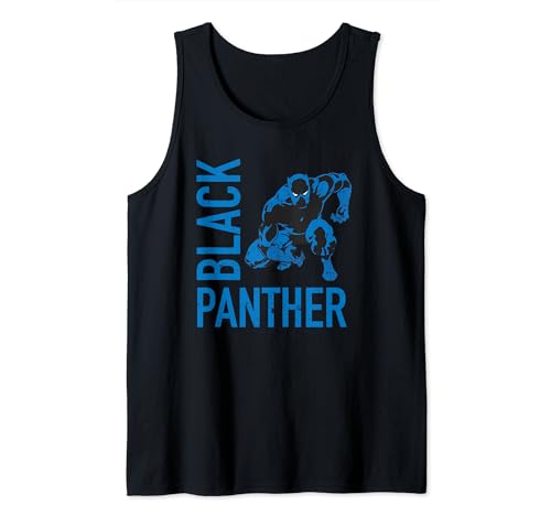 Haut Marvel Black Panther débardeur en coton respirant imprimé sérigraphie haute résistance