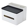 Raster Tissue Dispenser Box, ABS Tissue Box Cover Houder met Ordelijke Classificatie, Tijdbesparing, voor Kantoor…