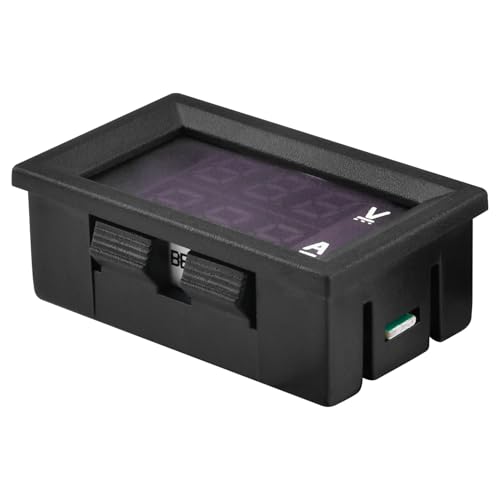 Aideepen 2 sztuki 0,28 cala 2 w 1 woltomierz LED cyfrowy amperomierz, DC 0-100 V 10 A, tester wolt-amper, multimetr panel wolt-amper