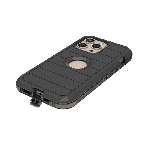 Image of KLD Hard Back Case for Apple iPhone 15 Pro MAX Cover Military Grade Protection Heavy Duty Rugged Shockproof Smart Case - Black
