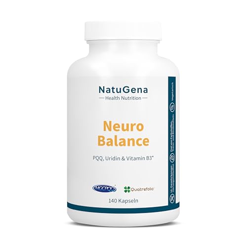 NatuGena NeuroBalance PQQ & Uridin unterstützung die geistigen Leistungsförderung/verringert Müdigkeit (B3)/Ermüdung (B6)/ Unterstützt Energiestoffwechsel (B1)