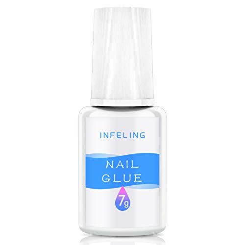 Nail Glue for Acrylic Nails - Nail Tip Glue for Nail Repair, INFELING
