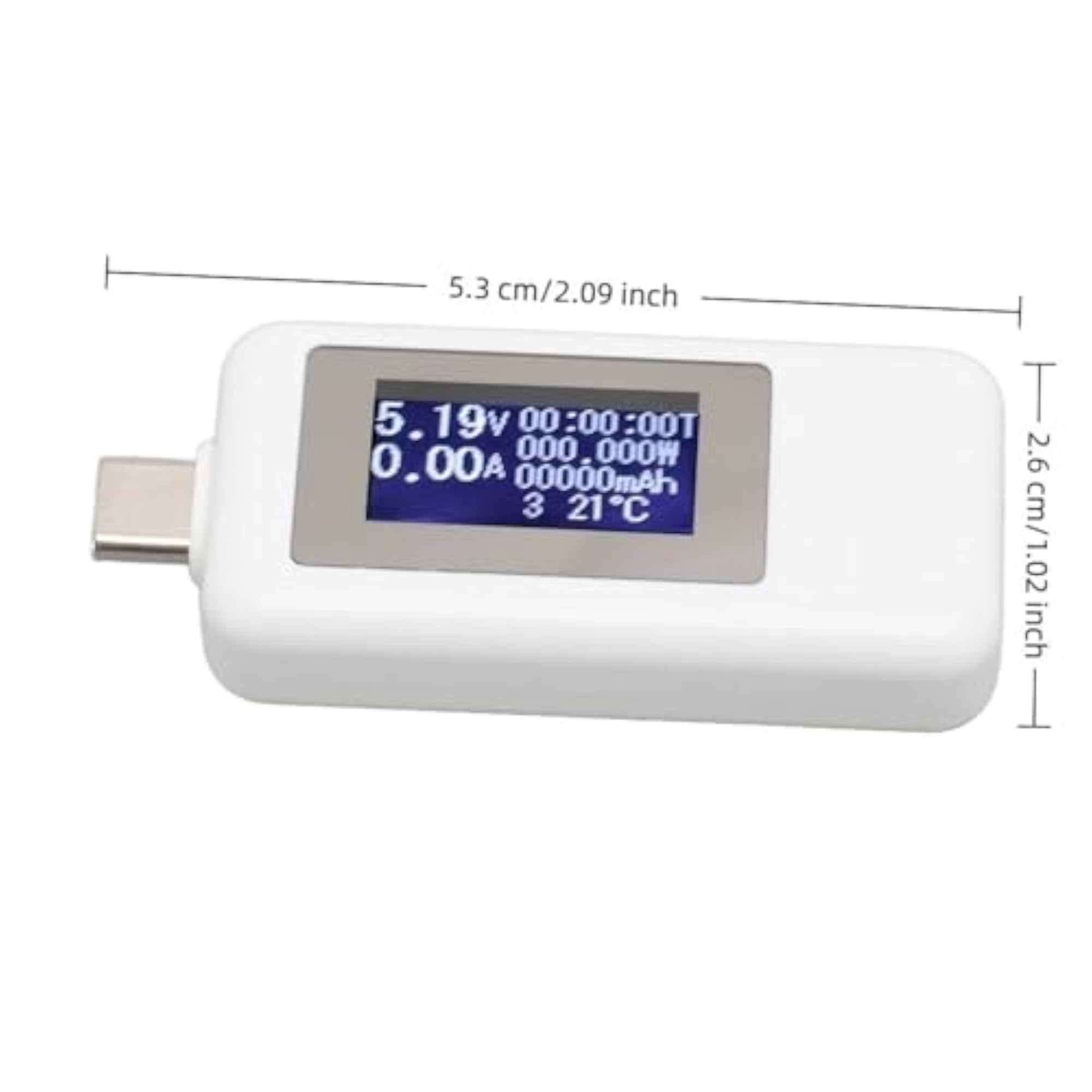 USB C Digital Multimeter for Voltage and Current Measurement