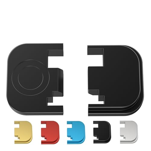 NJE Rear Slide Cover Plate for Glock Gen 1-4 9MM .40 S&W .357 SIG 10MM .45 Gap Anodized (Black)
