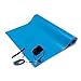 Bertech ESD Mat Kit with a Wrist Strap and a Grounding Cord, 3' Wide x 6' Long x 0.093' Thick, Blue (Made in USA)