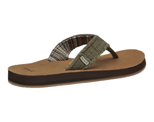 Image of Sanuk Fraid Not Mens Flip Flops - Lightweight Beach Sandals
