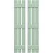 Ekena Millwork ARW401SB311X77SGH Americraft Three 3 Exterior Real Wood Spaced Board-n-Batten Shutters (Per Pair), Seaglass