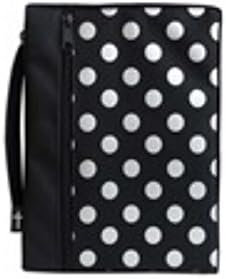 Bible Gear Silver Dots Large Canvas Bible Cover