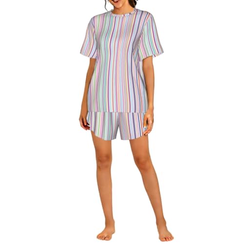 Pyjama court femme confortable ensemble anti-transpiration pour bien dormir