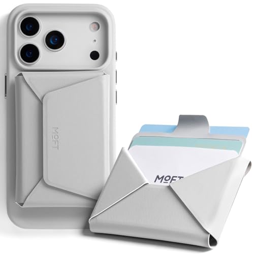 MOFT Magsafe Wallet Slim Magnetic 8 - Card Holder Snap Field Wallet with Pull to Access Design RFID Blocking MOVAS Veagn Leather Minimalist Travel Wallets for Men & Women Misty Cove