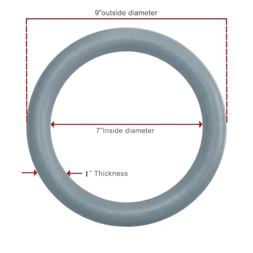 Image of Gymnastic ABS Rings with Heavy Duty Adjustable Strap Capacity with 14.5ft Adjustable Buckle Straps for Cross Fitness Functional Training for Home Gym Full Body Workout