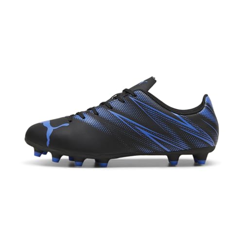 PUMA Attacanto Firm, Artificial Ground Soccer Cleats, Zapatillas Hombre, Negro Bluemazing, 46 EU