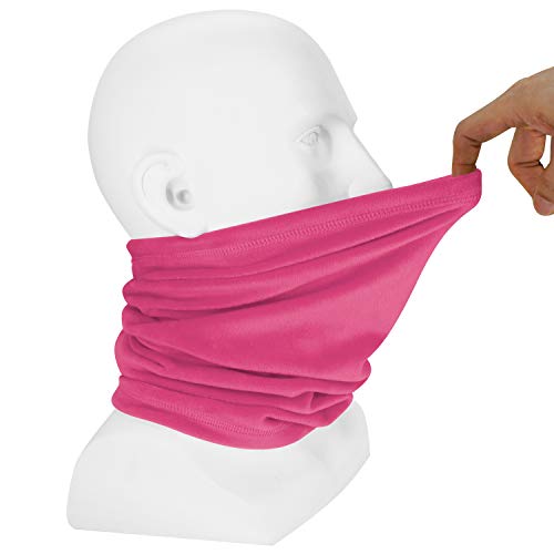 Image of Fleece Neck Warmer Windproof Winter Neck Gaiter for Men Women