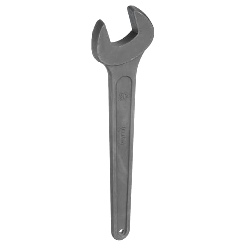 HARFINGTON Single Open Ended Spanner Wrench 36mm (1 7/16-inch) Thicken Carbon Steel Open End Wrench Tool for Automotive Repair and Furniture Assembly Grey