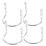 ROMISBABA 4pcs Heavy Duty Hammer Holder Tool Hook Mallet and Tool Belt Hangers for Wall Mount Storage Hardware for Organizing