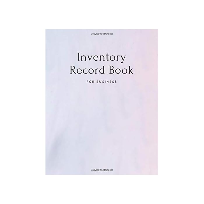 Buy Inventory Record Book for Business Document & Track product