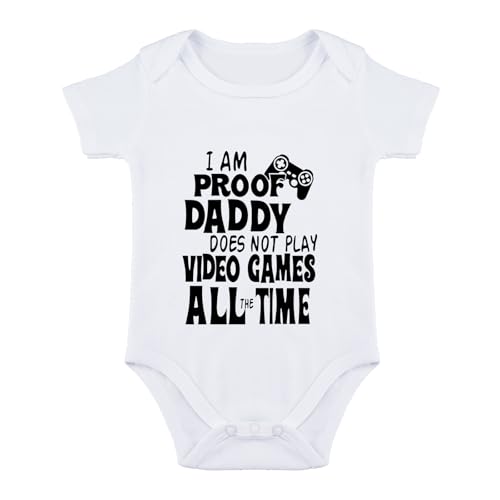 Image of Hi Daddy Bodysuit for Baby Hello Daddy Pregnancy Announcement for Husband I Love Daddys Baby Romper