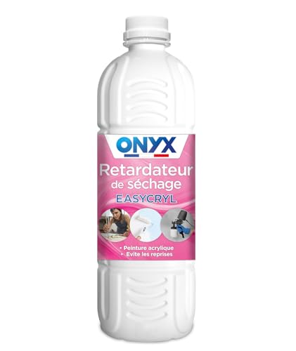 Onyx - Easycryl, Additif Peinture Acrylique - Retardateur de Séchage, Évite les Reprises et Surépaisseurs, Augmente le Rendement - Fabrication Française -...
