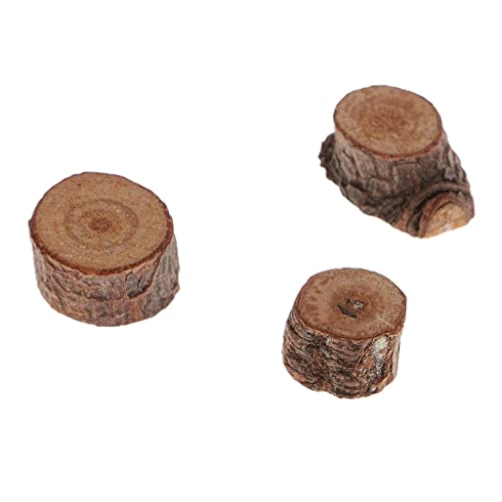 50 Pieces Rustic Round Wood Log Slices for DIY Crafts