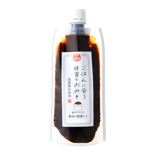 [愛知県小牧市]生はちみつ入り!国産原料だけで作った「ごはんに合う蜂蜜のおみそ」200g×1個 [ポスト便発送] 味噌
