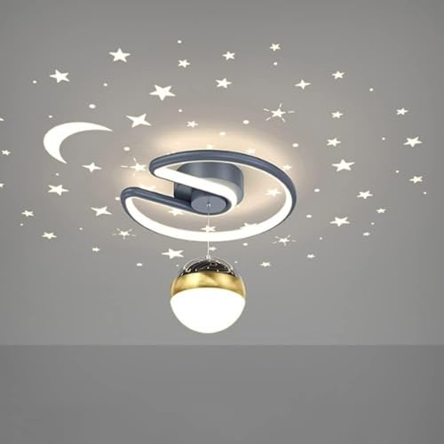 Plafonnier gypsophile nordique pour chambre d'enfant et couloir moderne