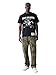 True Religion Men's Short Sleeve SRS Graphic Tee - Casual Crew Neck T-Shirt-Jet Black, L