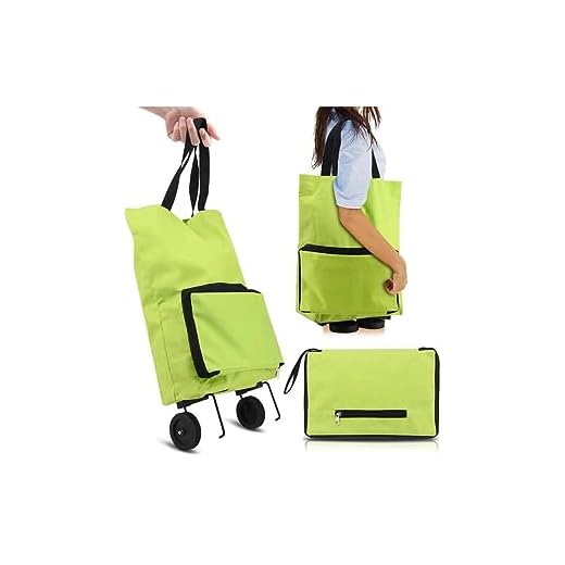 Carrito de la Compra Plegable con Ruedas