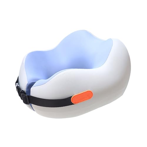 Générique Oreillers de Cou, Oreiller d'avion, 9.84x9.05x4.92 Pouces Soutien Ergonomique Coussin Lavable et Respirant, Confort à la Maison pour Maison, Voiture, Le dortoir, Les Voyages, Sommeil Repos