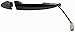 Dorman 93062 Front Driver Side Exterior Door Handle Compatible with Select Lexus Models, Smooth Black