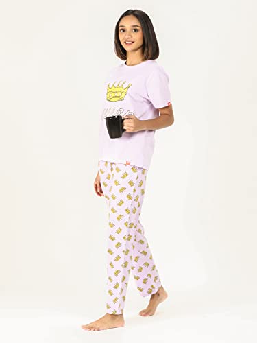 Image of Evolove Women Night Suit Set /Top Pyjama Set