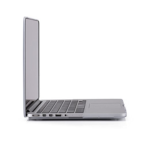 -Ruban Case For Macbook Retina Pro 15 Inch A1398 (2015-2012) , Plastic Smooth Matte Hard Case Shell With Tpu Keyboard Cover White #TOP4